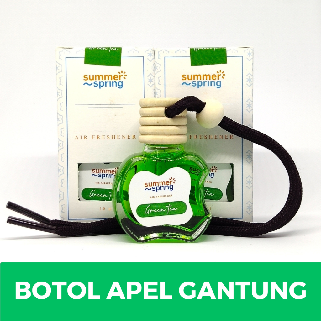 pengharum ruangan - pewangi mobil - aromaterapi ruangan - summerspring botol apel 10ml