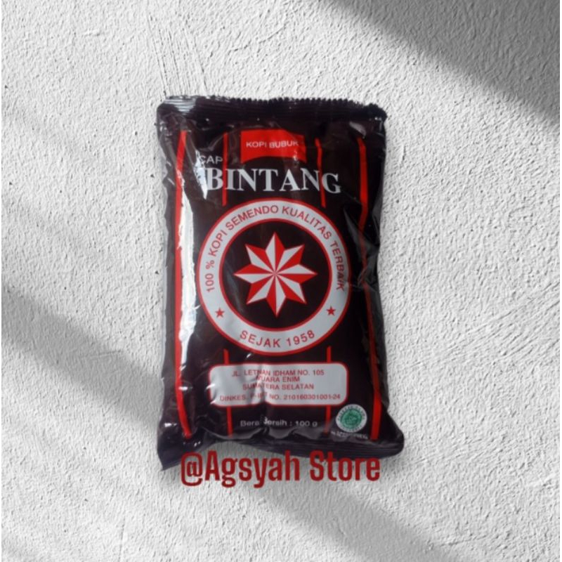 

KOPI CAP BINTANG KOPI HITAM 100 Gr