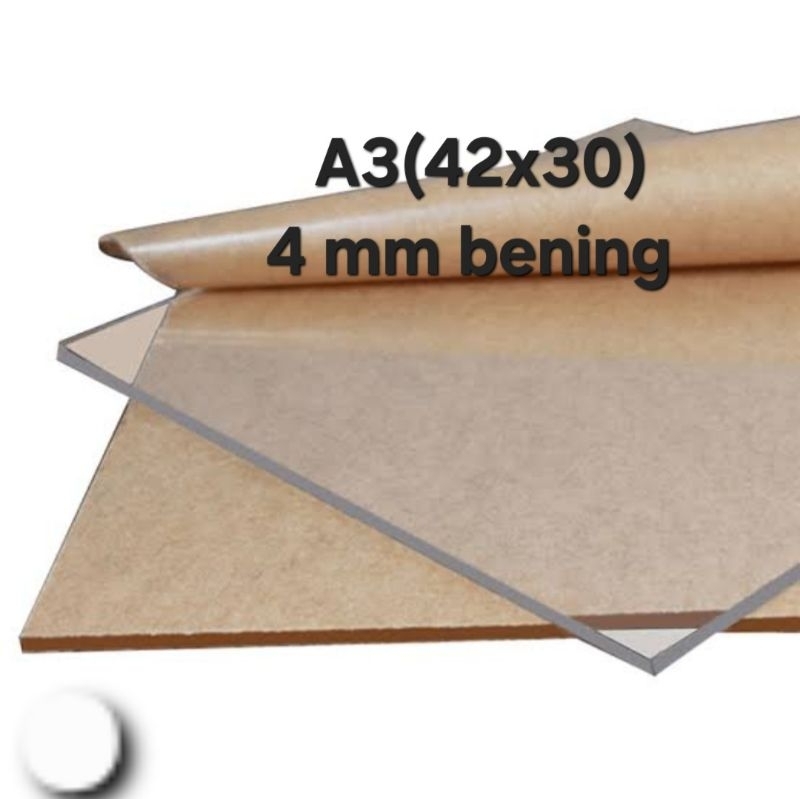 

Akrilik potong A3(42×30)4 mm bening