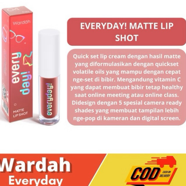 WARDAH Everyday Matte Lip Shot - Lipcream