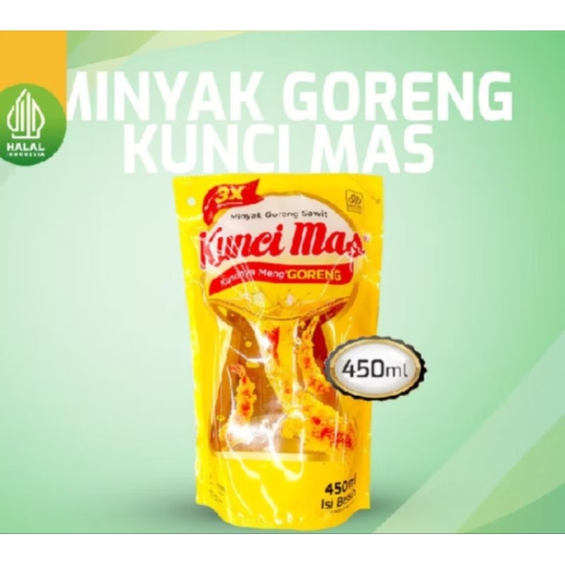 

MINYAK GORENG KUNCI MAS 450ml