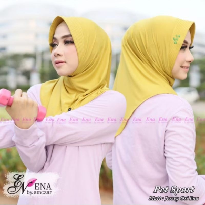 ORI ENA HIJAB SPORT / JILBAB SPORT / HIJAB OLAHRAGA / JILBAB OLAHRAGA