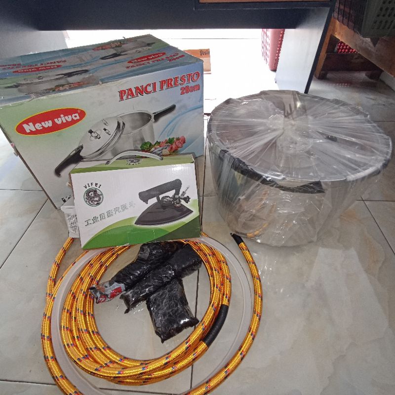 Setrika uap Presto / setrika uap aman / panci presto / 12 liter/setrika laundry