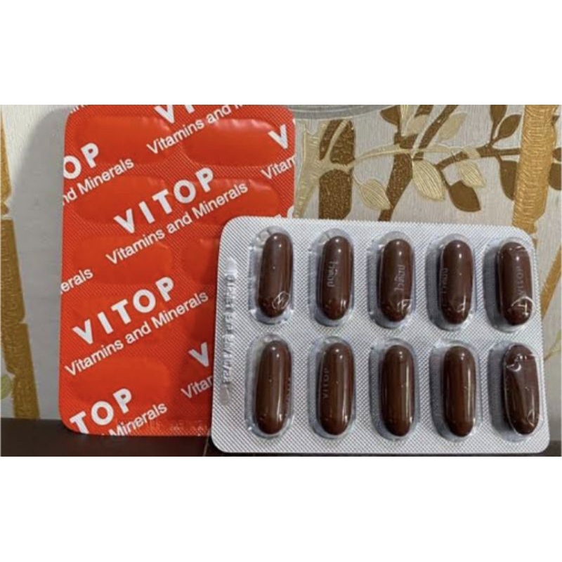 VITOP VITAMIN OBAT AYAM JAGO LAGA UNTUK STAMINA MENTAL AGRESIF AYAM 1 CAPSUL