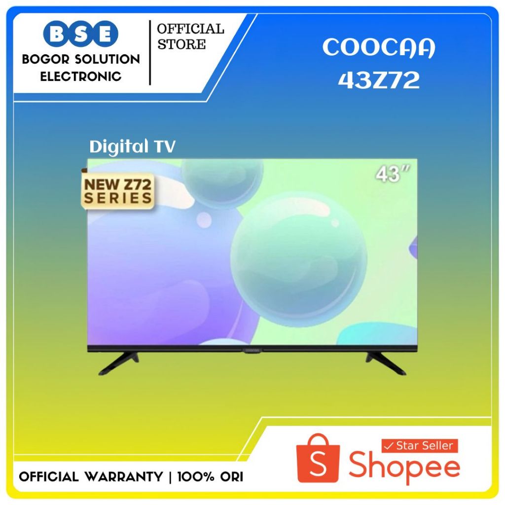 LED TV Android 43 Inch Coocaa Android TV 43Z72 Coocaa 43Z72 Google TV