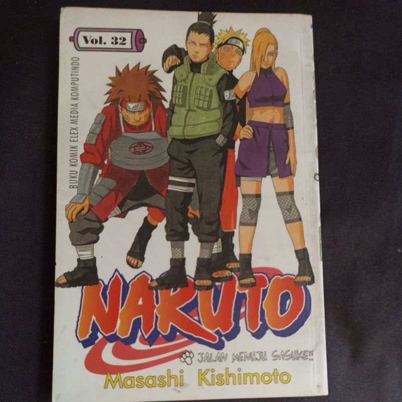 Komik Naruto 32 (tidak segel/preloved)