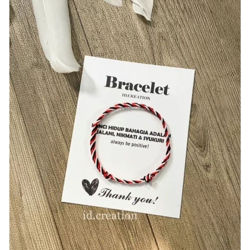 gelang tali tridatu // gelang tridatu khas Bali