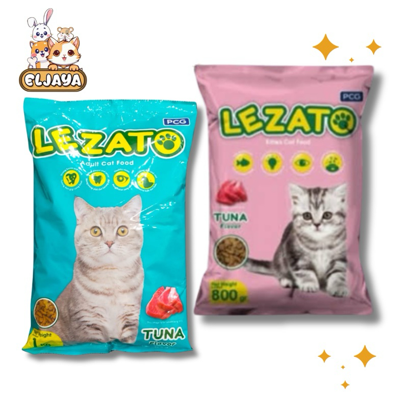 LEZATO ADULT & KITTEN TUNA / MAKANAN KERING KUCING / PELET KUCING / DRY FOOD