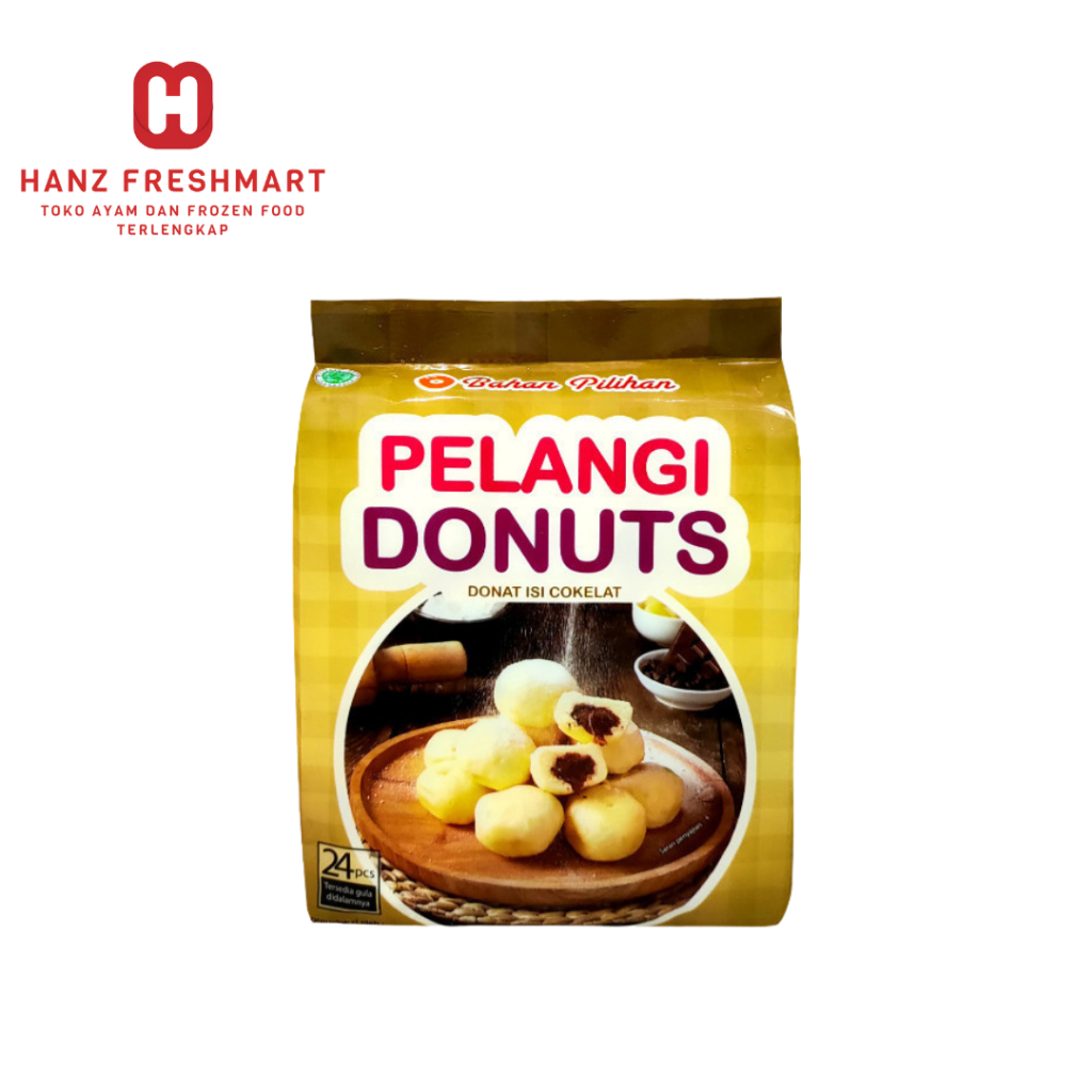 

Pelangi Donat Cokelat isi 24 - Hanz Freshmart