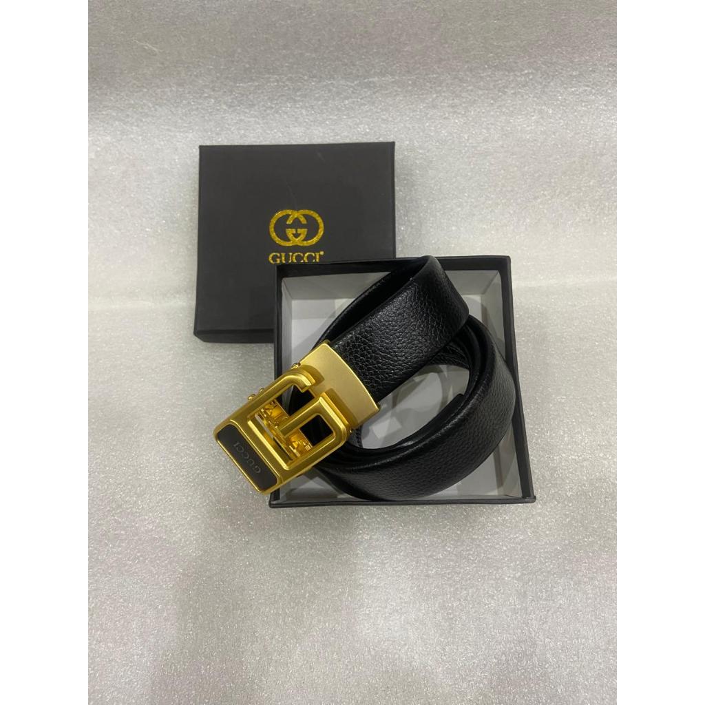 ikat Pinggang gesper Pria Kulit Jarum tusuk /Cantol Kepala Gesper