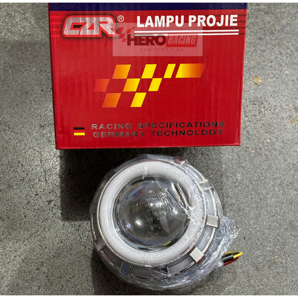 LAMPU PROJIE CZR DEPAN MINI BULAT MERAH-HIJAU MERAH / PROJI MERAH-BIRU-MERAH UNIVERSAL