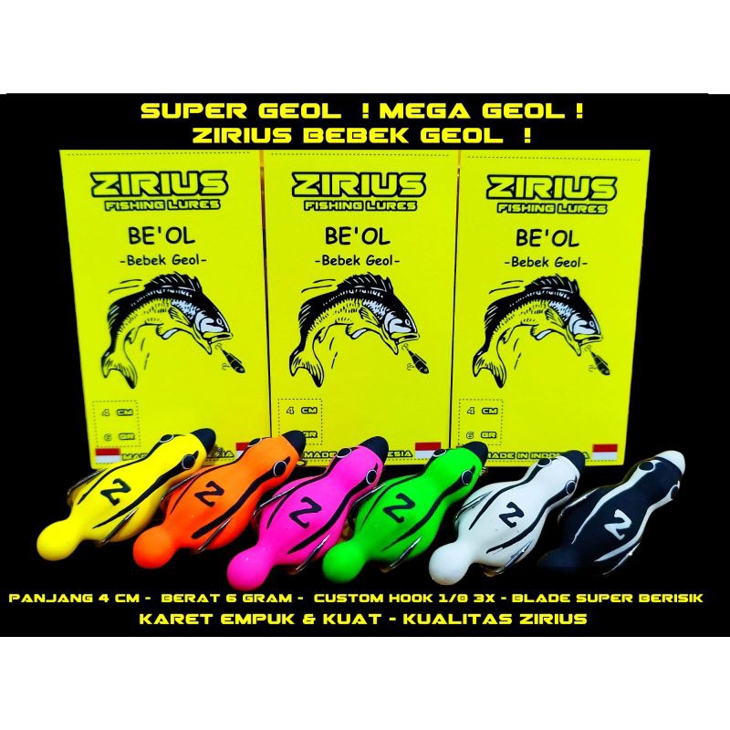 SOFT FROG ZIRIUS BEOL/BEBEK GEOL