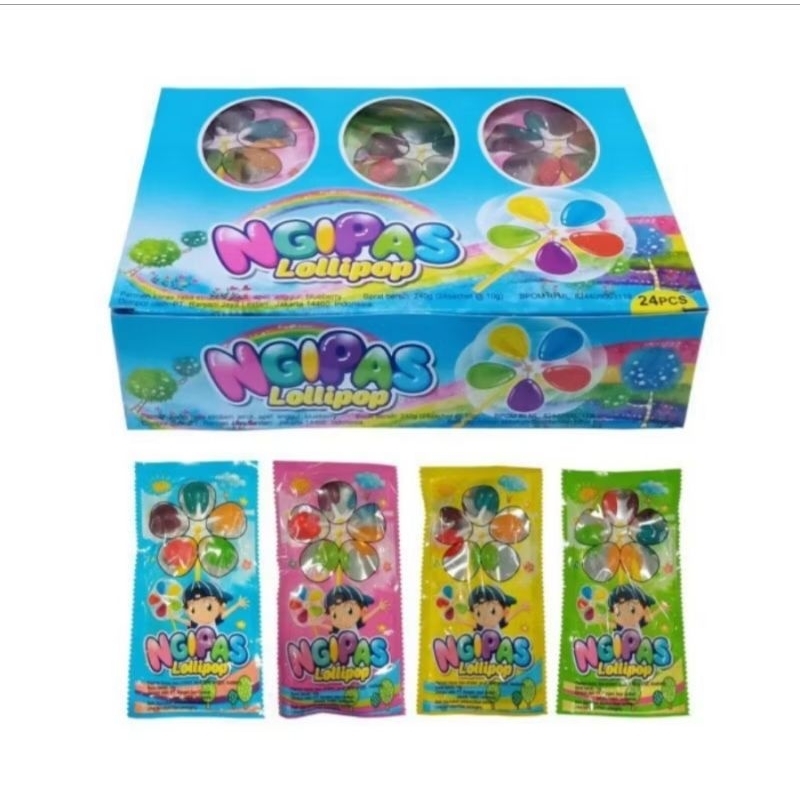 

1 dus ranjani ngipass lollypop isi 15 box,1 box isi 24 pc