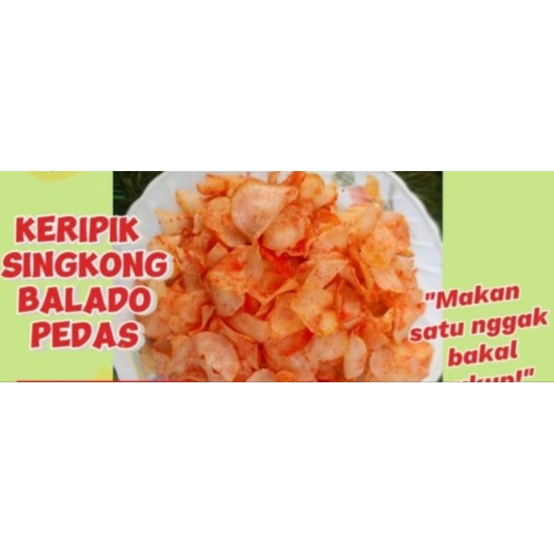 

KERIPIK SINGKONG BALADO 300GR