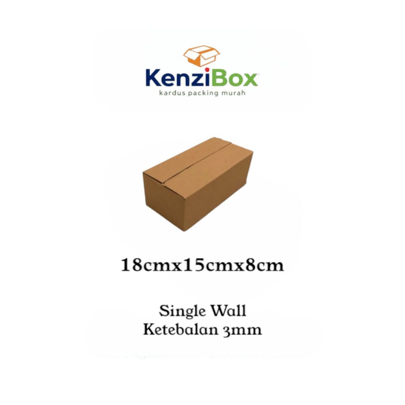 

kardus/karton/box UK. 18x15x8 cm single wall