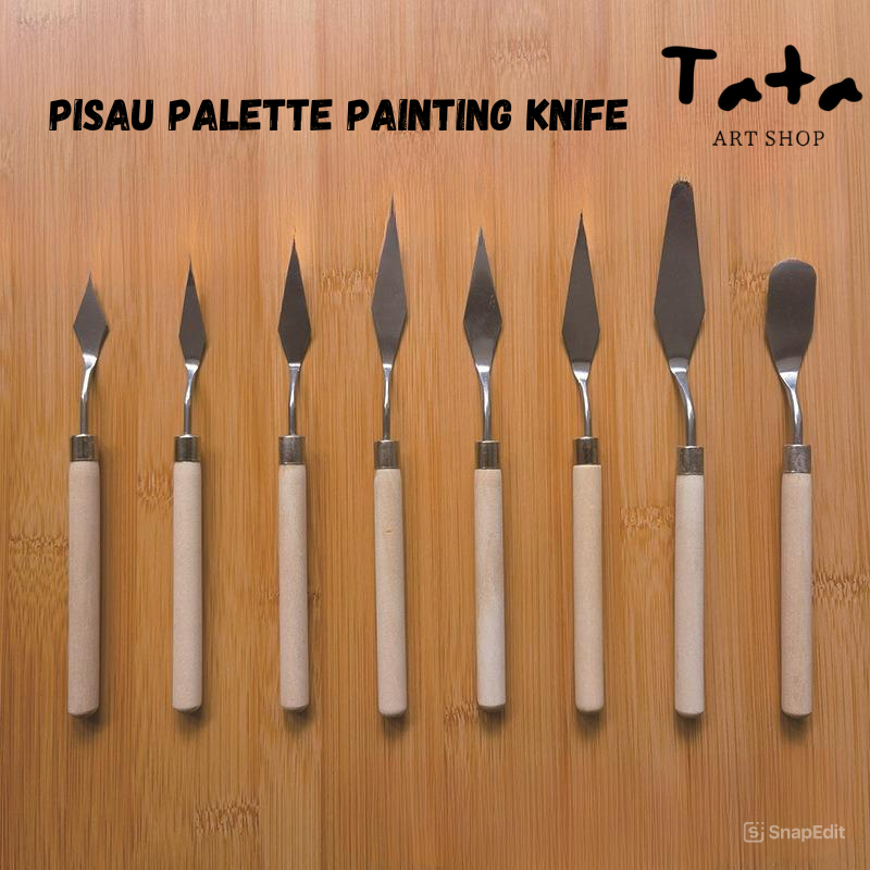 

Pisau Pallete Knife Spatula Lukis Pisau Palet Butter Cream Cake Painting