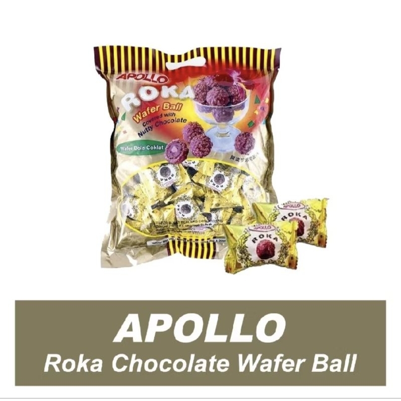 

SALE TERMURAH✨️!! APOLLO ROKA wafer ball 420gr