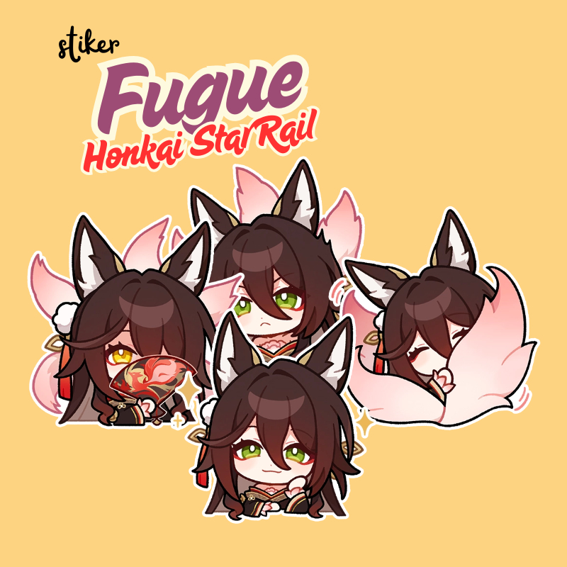 

STIKER FUGUE HSR | STICKER HONKAI STAR RAIL FUGUE VINYL GLOSSY ANTI AIR