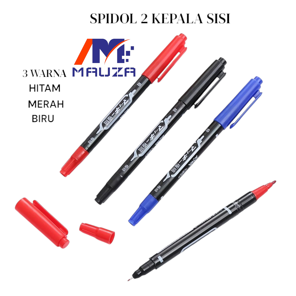 

SPIDOL 2 KEPALA MARKER / ALAT TULIS /