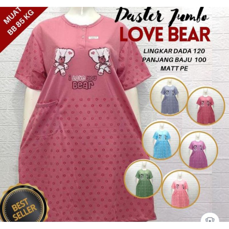 Daster Tidur Wanita Dewasa Bahan Kaos Pendek Motif