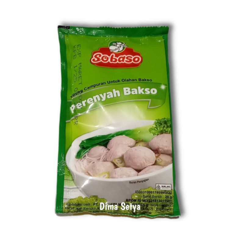 

SOBASO tepung perenyah bakso 20 gram