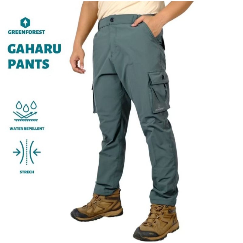 Celana Gunung Celana kargo Celana Cargo Panjang Greenforest Gaharu