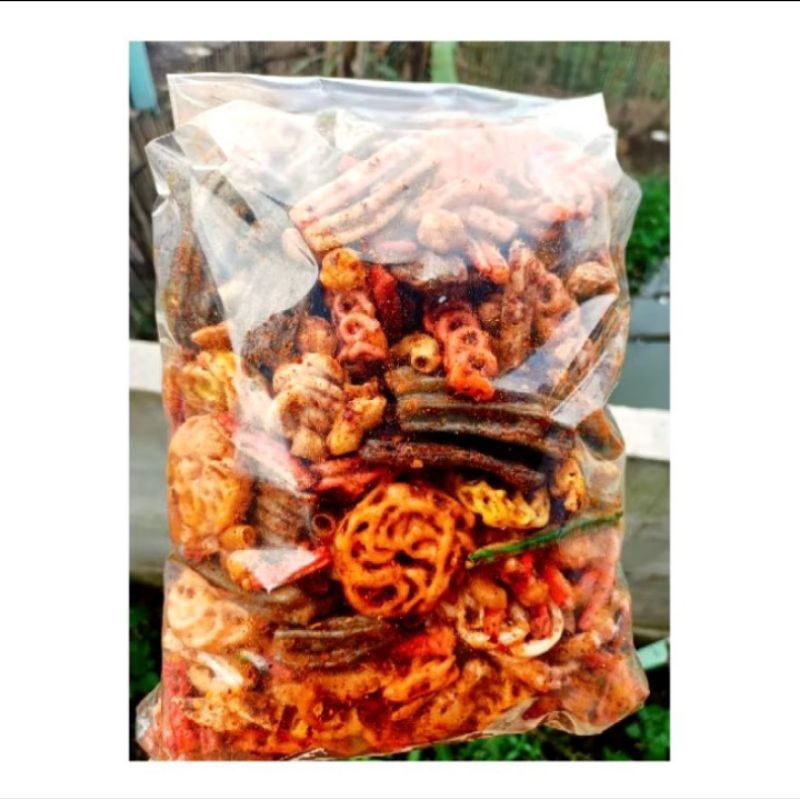 

Seblak campur mix pedas basreng/kerupuk jengkol/jaat beton/macaroni/siomay/seblak viral