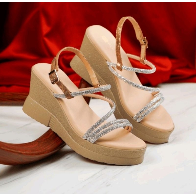 SANDAL WANITA WEDGES/SANDAL POLLUX KS17