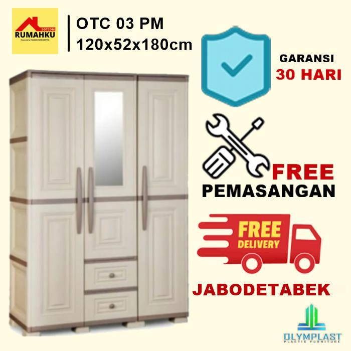 LEMARI BAJU PLASTIK - LEMARI PAKAIAN PLASTIK - LEMARI PLASTIK OLYMPLAST - OTC/SCOC/BMC - OLYMPLAST