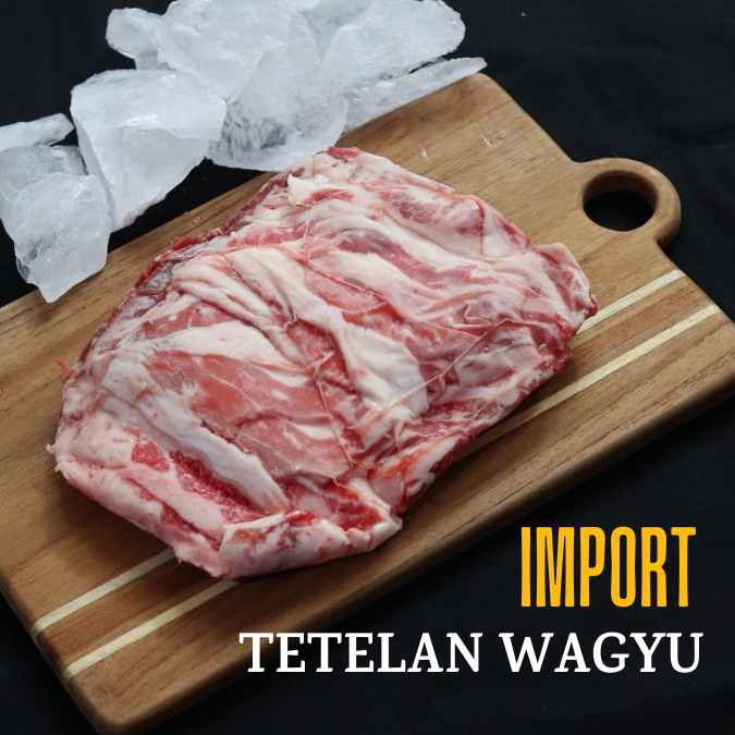 

Daging sapi tetelan wagyu - beef slice wagyu trimming - Porca
