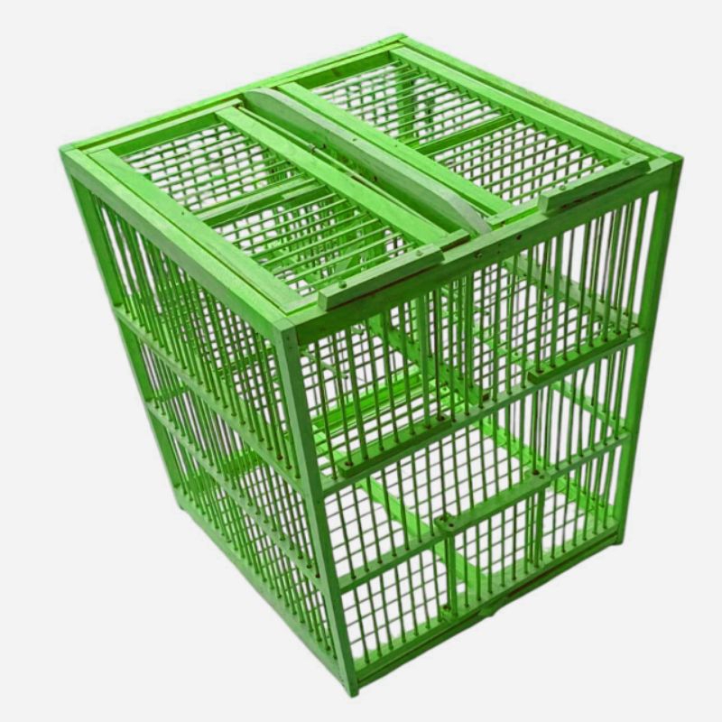 jebakan kandang burung spesial otomatis model warna rakitan murah