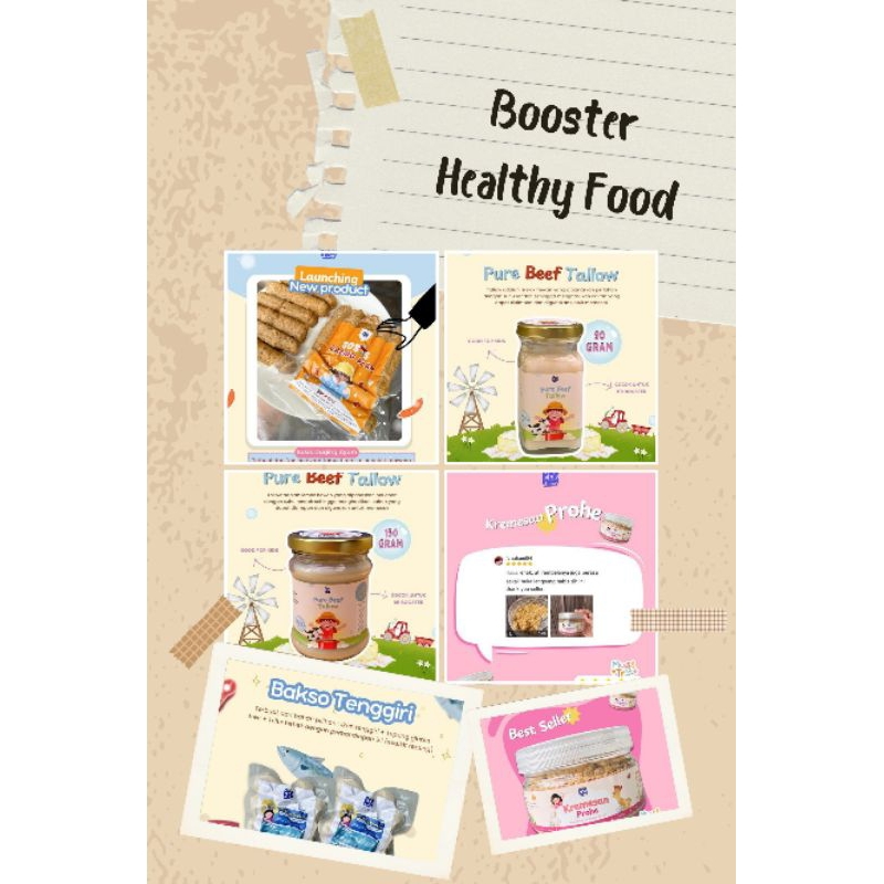 

Heyprohey Makanan BB Booster Penambah Berat Badan anak dan balita Lezat Sehat Tinggi Protein