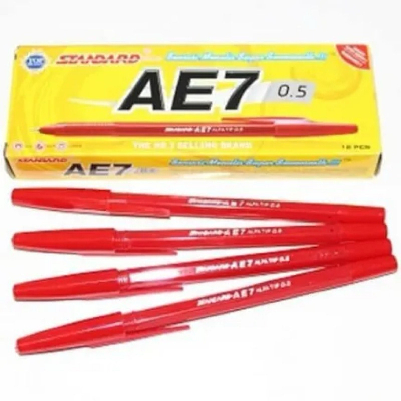 

Pulpen Standard AE7 Merah 0.5