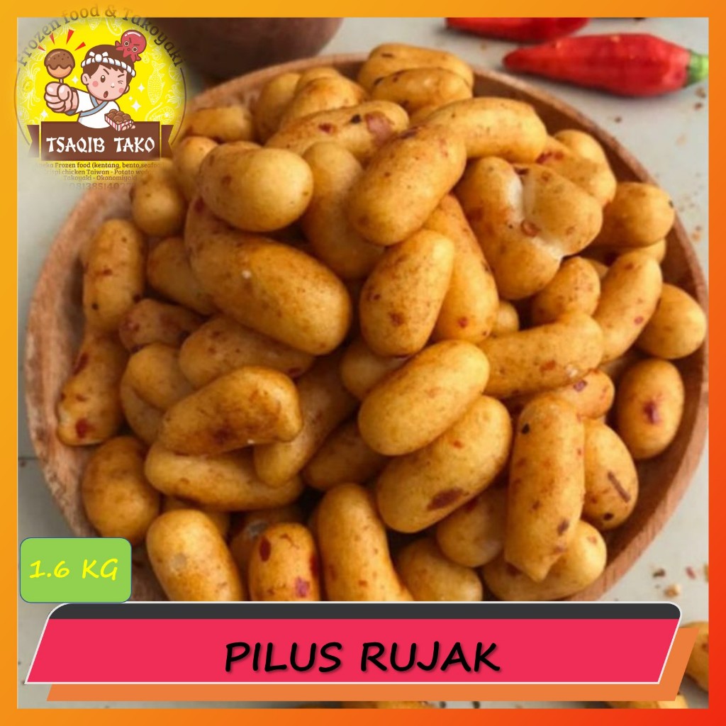 

1 BALL1.6 KG Pilus Bumbu Rujak / Pilus Pedas vera