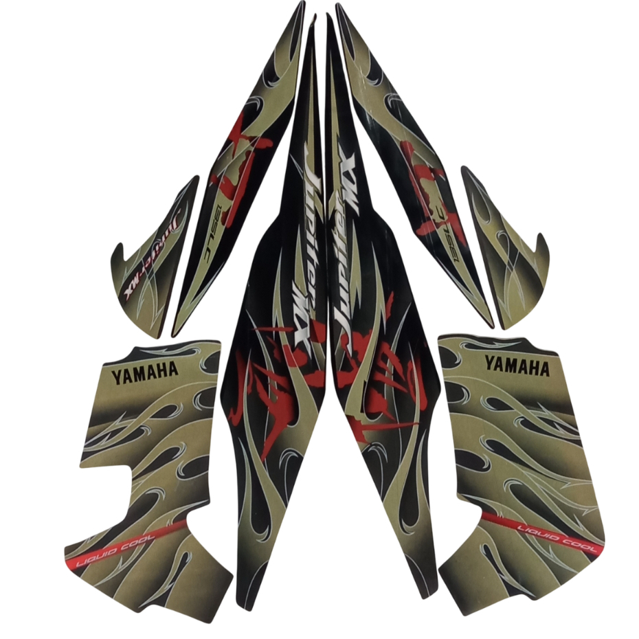 Stiker Striping Motor Yamaha Jupiter MX 2008 Gold Lis Les Body Jupiter MX 2008 Terbaik