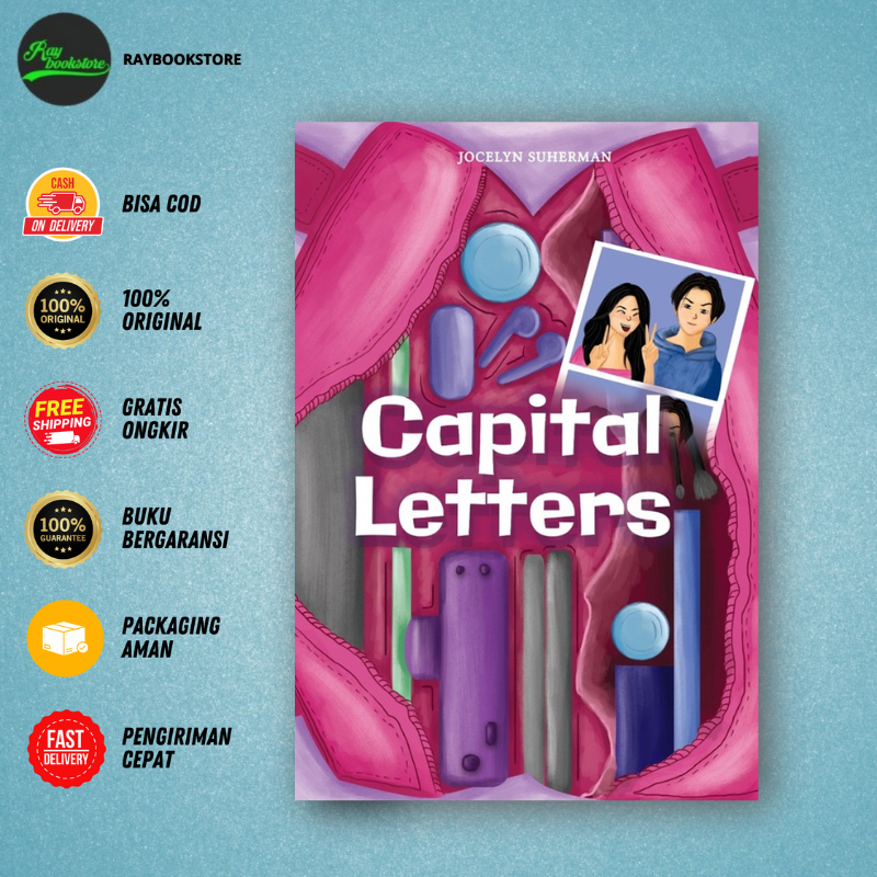 Novel Capital Letters By Jocelyn Suherman - Loveable