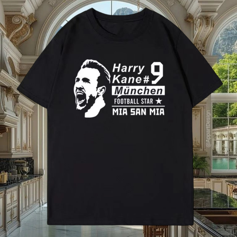 Kaos cod  Tshirt Harry Kane #9 cotton high quality black white | Uk S - 5XL |Kaos Bigsize |  Footbal