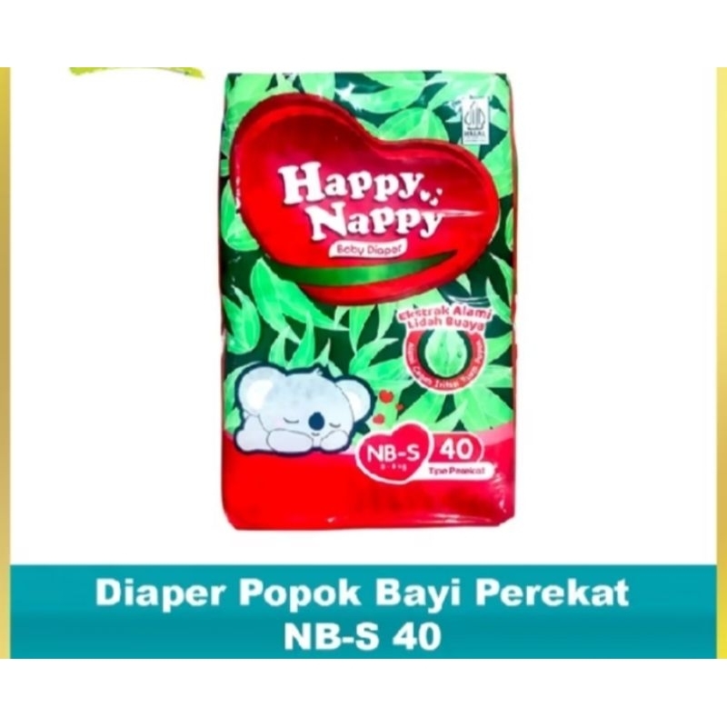 Pampers Happy nappy tipe perekat NbS 40/ M 40 perekat