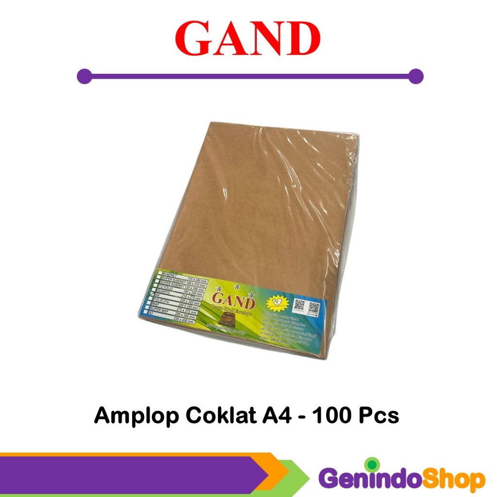 

Amplop Coklat (A4) 220x300mm