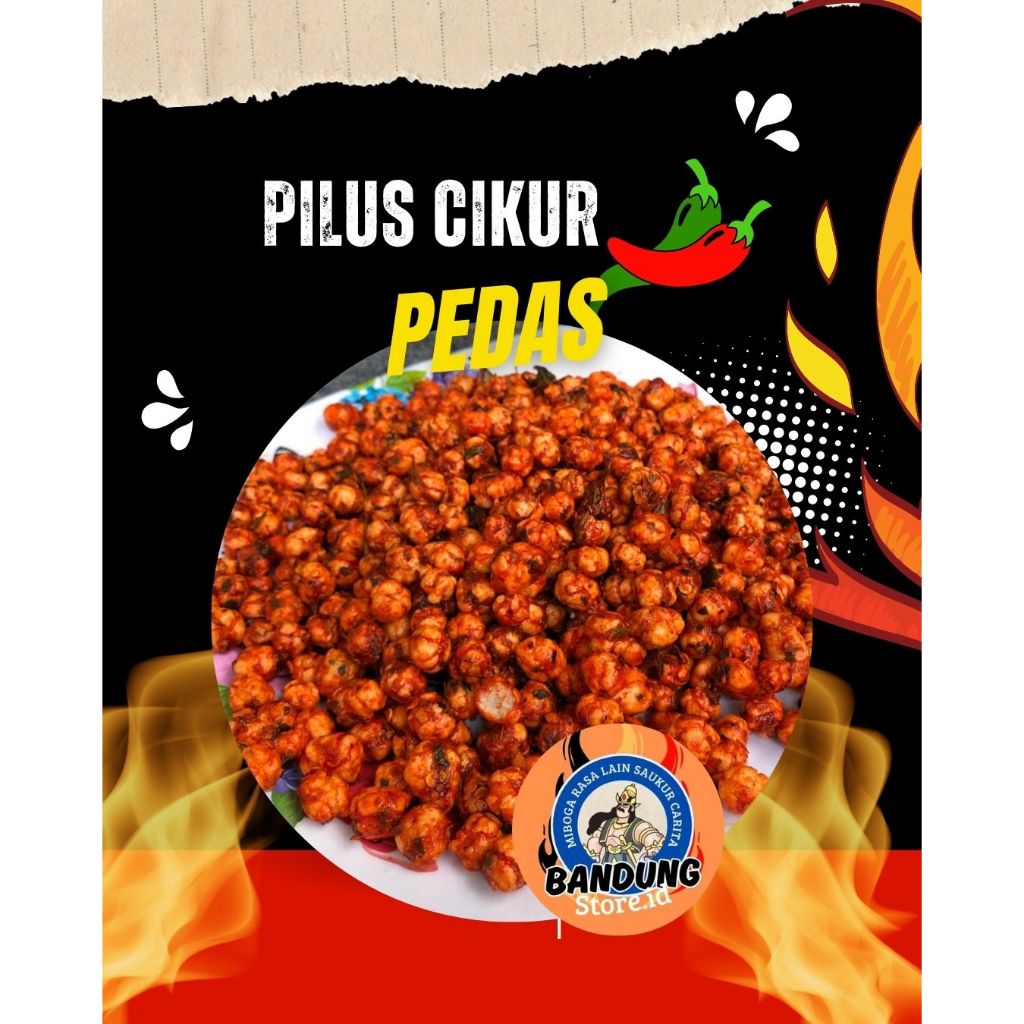 

1 Kg Tiktak Pilus Cikur Varian Rasa Pedas Daun Jeruk