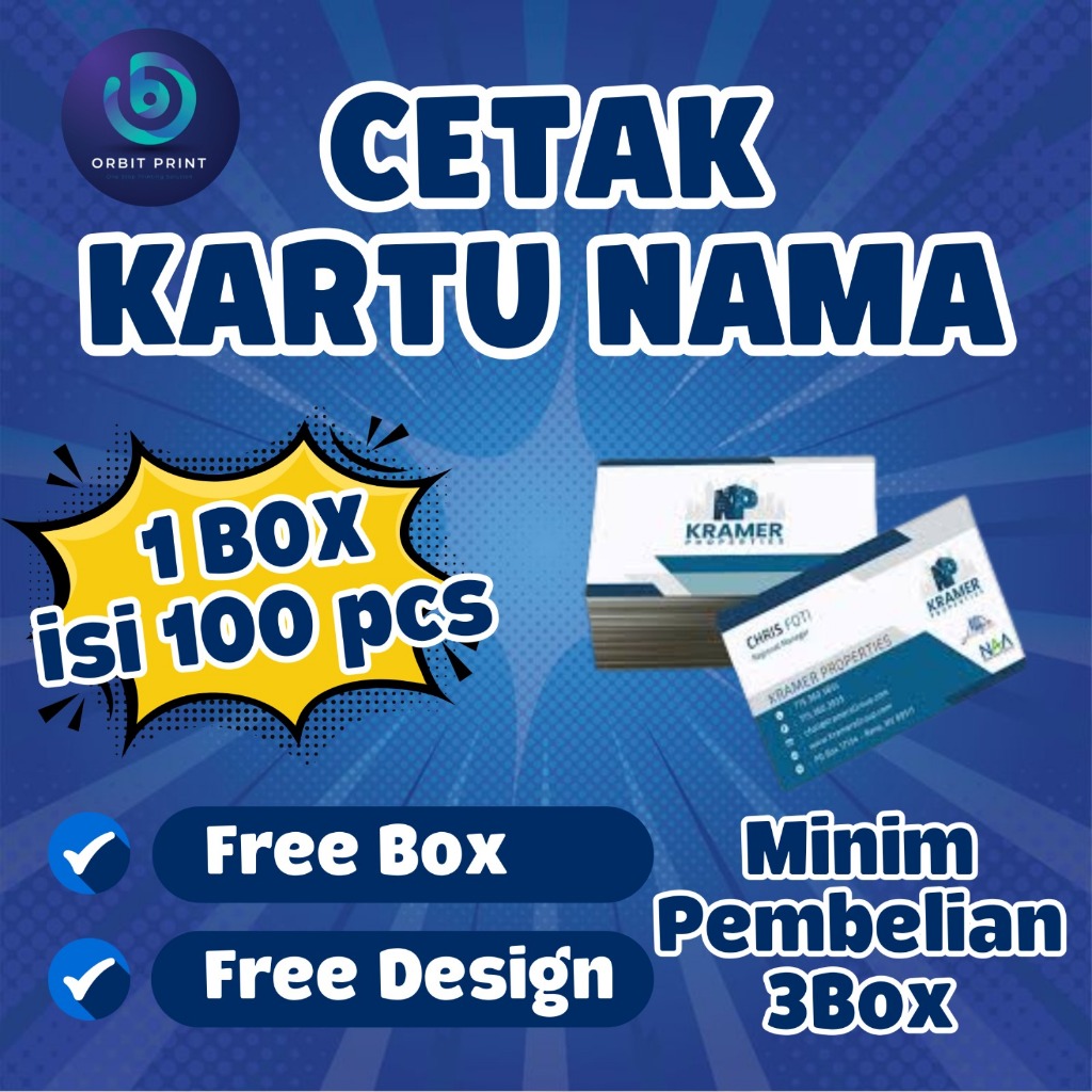 

KARTU NAMA - CETAK KARTU NAMA CUSTOM