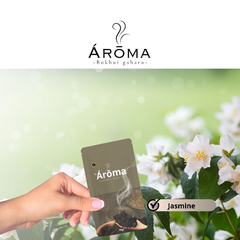 AROMA bukhur gaharu varian Jasmine melati | dupa arab | wewangian