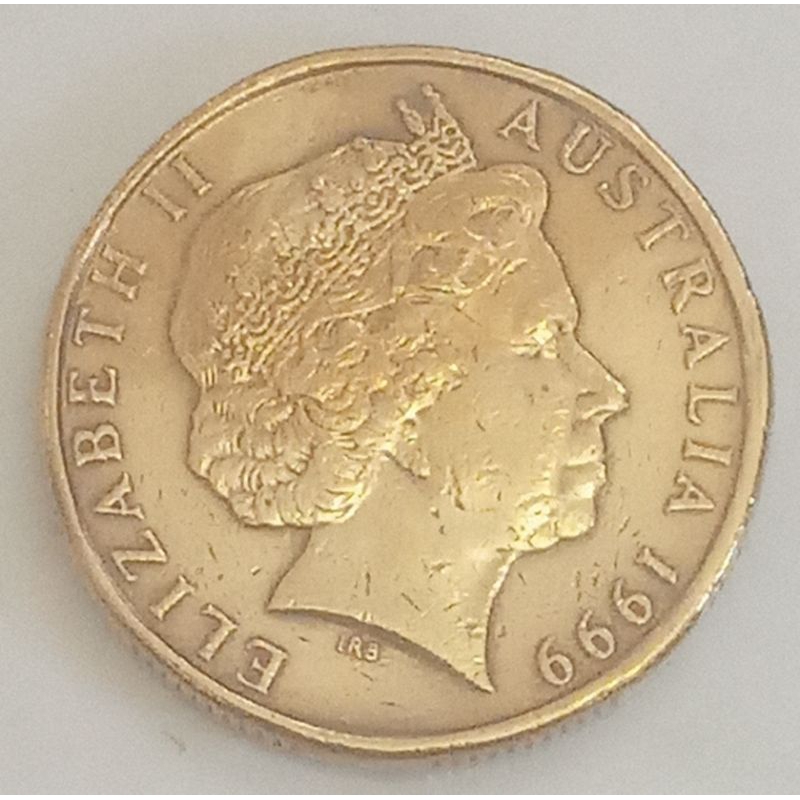 koin australia 1 dollar (Elizabeth 2) tahun 1999..