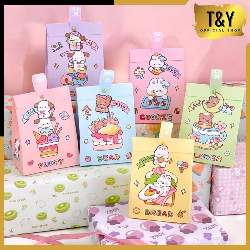 

T&Y Goodie Bag Ulang Tahun Anak Motif Kartun Paper Bag Karakter Kotak Kado Tas Bingkisan Hadiah Hampers Ulang Tahun Anak Kotak Souvenir Box Kue Tentengan Souvenirs Party Supplies