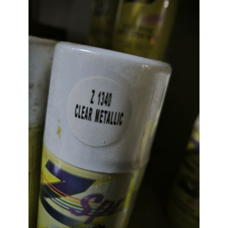 cat semprot cat kaleng Zspray Z 1340 clear metallic