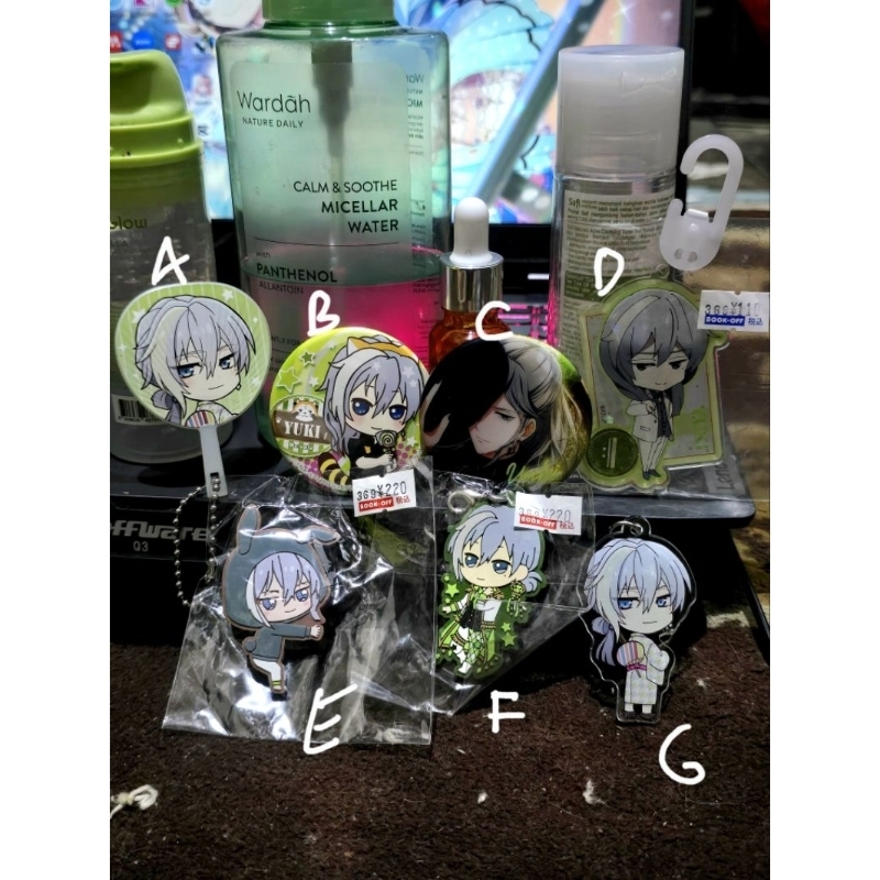 Orikasa Yukito re:vale ainana idolish7 keychain gantungan kunci akrilik acrylic rubber strap badge p