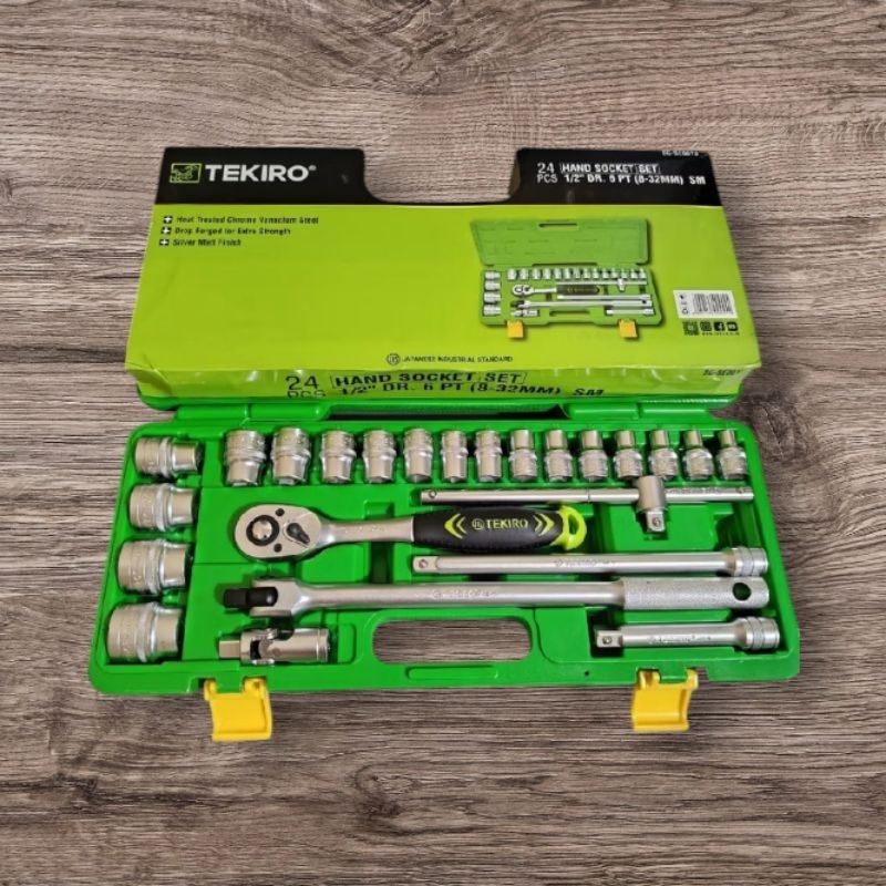 Perkakas kunci sok set kunci sok tekiro 24 pcs 8 32 mm perkakas kunci sok set tekiro 21 pcs perkakas