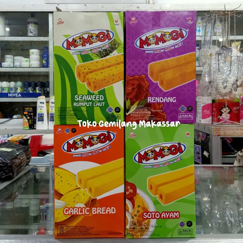 

Momogi pasti MOwMOwlaGI 10pc@12gr / Momogi Garlic Bread / Momogi Soto / Momogi Rendang / Momogi Rumput Laut