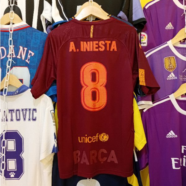 JERSEY BOLA RETRO GO 2017 2018 3RD INIESTA 8