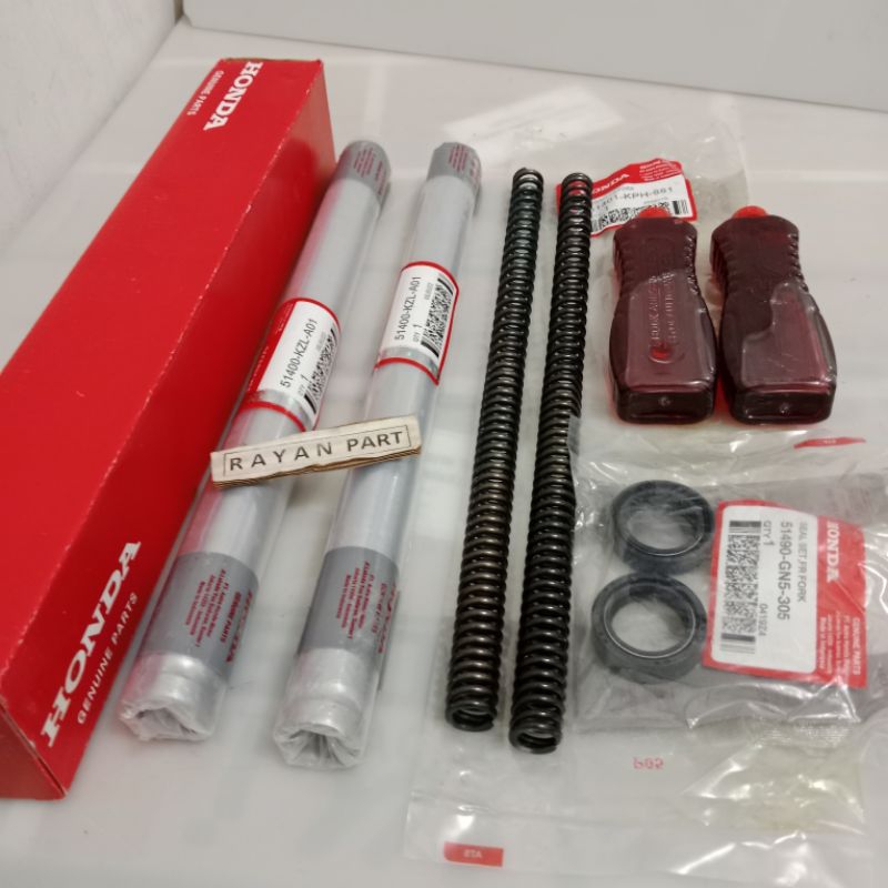 paket as shock depan scoopy fi scoopy fi scoopy fi scoopy fi sok sil per oli komplit original AHM